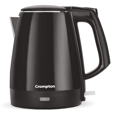 Crompton Activ Hot 1.5 litres Cool Touch Electric Kettle (Black)