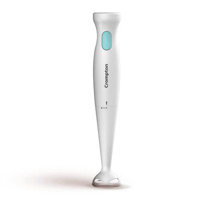 Crompton Blendserve Hand Blender with Plastic Stem | 300 Watts Power | Detachable stem | Silent Operation