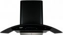 Crompton CHD-SSC90FLE-MBL Auto Clean Curved Glass 90 cm| Low Noise Wall Mounted Midnight Black 1360 CMH Chimney...