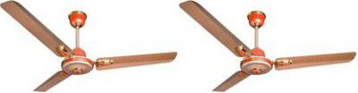 Crompton Decora Premium Ginger goldpack of 2 1200 mm 3 Blade Ceiling Fan 