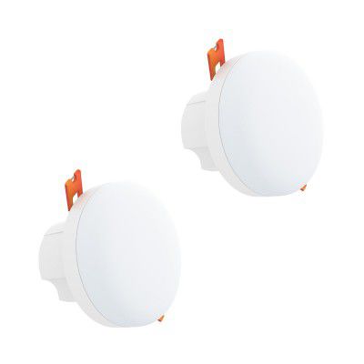 Crompton Domestic Recess LED Deep Cut Down Lighter Star Deep Glaze 6W (Warm White, Pack of 2)