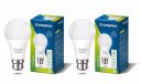 Crompton Dyna Ray 12W Round B22 LED Cool Day Light (Pack of 2 )...