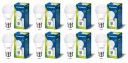 Crompton Dyna Ray 12W Round B22 LED Cool Day Light Pack of 8...