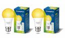 Crompton Dyna Ray 12W Round B22 LED Warm White Pack of 2...