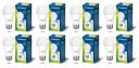 Crompton Dyna Ray 12W Round E27 LED Cool Day Light Pack of 8...