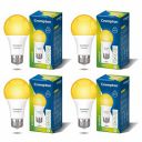 Crompton Dyna Ray 12W Round E27 LED Warm White Pack of 4...