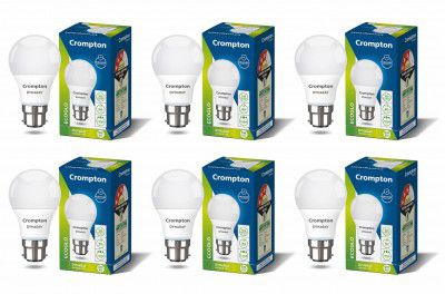 Crompton Dyna Ray 5W Round B22 LED Cool Day Light