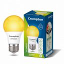 Crompton Dyna Ray 5W Round E27 LED Warm White Pack of 1...