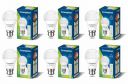 Crompton Dyna Ray 9W Round B22 LED Cool Day Light Pack of 6...