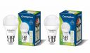 Crompton Dyna Ray 9W Round B22 LED Cool Day Light Pack of 2...