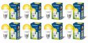 Crompton Dyna Ray 9W Round B22 LED Warm White Pack of 8...