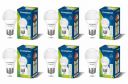 Crompton Dyna Ray 9W Round E27 LED Cool Day Light Pack of 6...