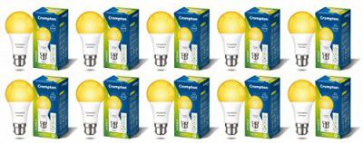 Crompton Dyna Ray LED Bulb | 12W | Warm White | Pack of 10