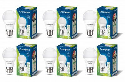 Crompton Dyna Ray LED Bulb | 9W | Pack of 6