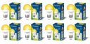 Crompton Dyna Ray LED Bulb | 9W | Warm White | Pack of 8...