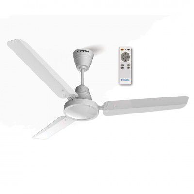 Crompton Energion HS 1200 mm (48 inch) Energy Efficient 5 Star Rated High Speed BLDC Ceiling Fan with Remote (Ivory)