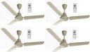 Crompton Energion HS pack of 4 1200 mm 3 Blade Ceiling Fan ...