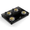 Crompton FlameStar Max 4 Burner Glass Top Gas Stove | 2 Year Manufacturer's Warranty...