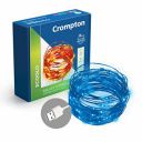 Crompton Galaxy Decoration Copper USB Powered String Fairy Lights with 100 Led Light (10 Meters, Blue, Pack of 1)
