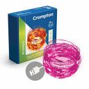 Crompton Galaxy Decoration Copper USB Powered String Fairy Lights with 100 Led Light (10 Meters, Pink, Pack of 1)...