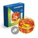 Crompton Galaxy Decoration Copper USB Powered String Fairy Lights with 100 Led Light (10 Meters, Warm White)...