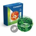 Crompton Galaxy Decoration Copper USB Powered String Fairy Lights with 100 Led Light (10 Meters, Green, Pack of 1)...