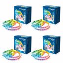 Crompton Galaxy | Strip Light | 5 Meter | 300 LED | 36W | 16 Modes Remote Control| Pack of 4...