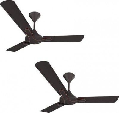 Crompton Hi- speed Gianna Roast Brown 900mm 900 mm 3 Blade Ceiling Fan 
