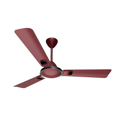 Crompton Highspeed Markle Prime Anti-Dust Ceiling Fan with Energy Efficient 55W Motor - 1200 mm (Red Velvet)