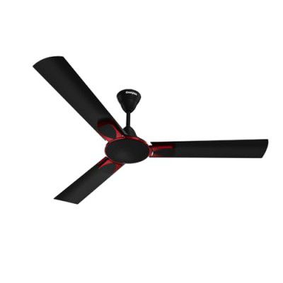 Crompton Highspeed Diego 1200 mm Designer Ceiling Fan | BEE Star Rated Energy Efficient | Matte Black