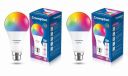 Crompton Immensa 9-Watt B22 WiFi Smart LED Bulb with Music Sync, 16 Million Colors, Compatible with Amazon Alexa and Google Assistant ( Pack of 2 )...