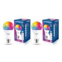 Crompton Immensa 9W Bluetooth Enabled Smart Bulb B22 | 16 million Colours | White Tunable (Warm, Neutral & Cool White) & Dimmable | App-Control |Music Sync|Perfect light for all occasions|Pack of 2...