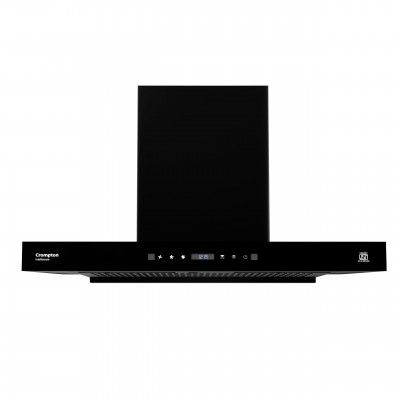 Crompton IntelliSense 90 cm Curved Glass CHD-ISC90BFE-EC Kitchen Chimney