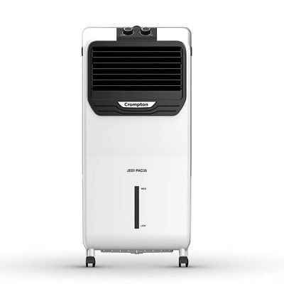Crompton Jedi PAC Personal Air Cooler- 35L, with Everlast Pump, 4-Way Air Deflection and Honeycomb pads