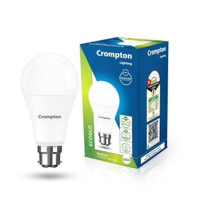 Crompton LED Lamp | 14W | Cool Day Light | B22 Base | 1 year Warranty | Pack of 1