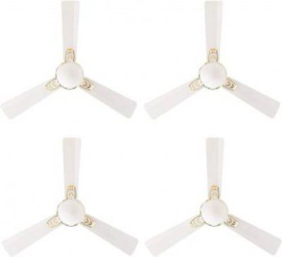 Crompton New Aura Designer PACK OF 4 1200 mm 3 Blade Ceiling Fan 
