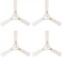 Crompton New Aura Designer PACK OF 4 1200 mm 3 Blade Ceiling Fan ...