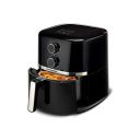 Crompton NourisPro 4.5 Ltr Air Fryer with Quick Fry Technology | 1500 Watts Super Helix Heating element | Free OilBrush & Tong...