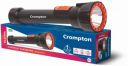 Crompton Pack of 01 Power Ray Ranger Pro Torch (Black, Orange, 22 cm, Rechargeable)...