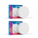 Crompton Platina Star Stylus Surface Panel 6W LED Round (Pack of 2, Natural White)