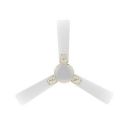 Crompton Premion Aura2 Designer 1200 mm Ceiling Fan | 3D Lotus Design | Antidust | Star Rated Energy Efficient Fan | Duratech Technology | 5 Years Warranty (Pearl White Gold)...