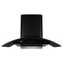 Crompton SensoSmart 90 cm Curved Glass Kitchen Chimney with 1360 m³/hr Suction, Smart On & Intelli Auto-Clean | Silent Kitchen Chimney with Filterless Technology (Black)...