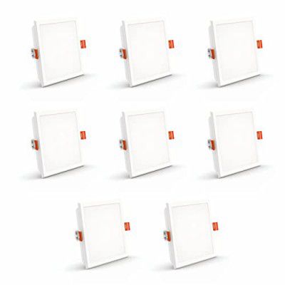 Crompton Star Lord 3IN1 | Recessed Downlighter | 5W | Square | Pack of 8