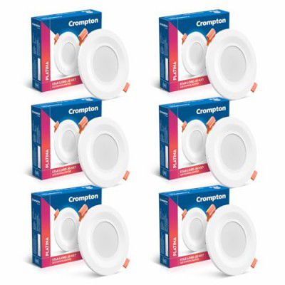 Crompton Star Lord JBNXT Junction Box Downlighter | 5W, Pack of 6 