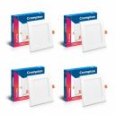 Crompton Star Slim Recessed Downlighter 3W Round Natural White | Pack of 4...