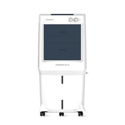 Crompton Surebreeze Desert Air Cooler - 95L; Auto Fill, 4-Way Air Deflection and High Density Honeycomb pads.