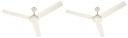 Crompton SUREBREEZE SEA SAPPHIRA 1200 mm (48 inch) Ceiling Fan (Ivory) Star rated energy efficient fans (Pack of 2)...