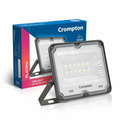 Crompton TabLight Outdoor Waterproof LED Flood Light 10W Cool Day Light | Pack of 1 