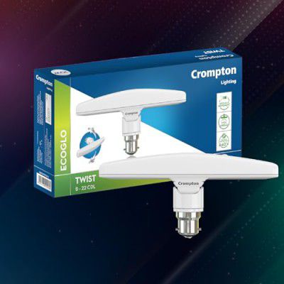 Crompton Twist - T Lamp, 10 w (Cool Day Light)