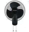 Crompton WM HISPEED GALE CLASSIC 16 Black 400 mm 3 Blade Wall Fan  (Black, Pack of 1)...